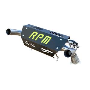 RPM RZR XPT E-Valve Dual Tip Exhaust - Dunes 2 Dezert SXS
