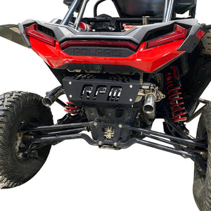 RPM RZR XPT Dual Tip E-Valve Muffler Exhaust System with Electronic Valve and Stainless Construction