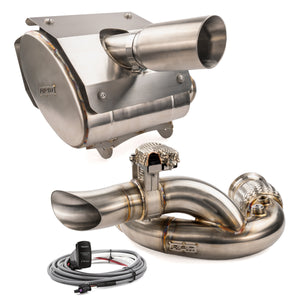 RPM CFMoto Z10 chambered exhaust with the E-Valve mid pipe
