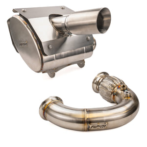 RPM CFMoto Z10 chambered exhaust with the Standard 3 inch mid pipe