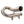 Front view of the RPM CFMoto ZForce Z10 3 inch race pipe in stainless steel