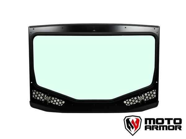 Moto Armor full glass windshield with vents for CF Moto Z Force 950 / 800 Trail – DOT laminated safety glass