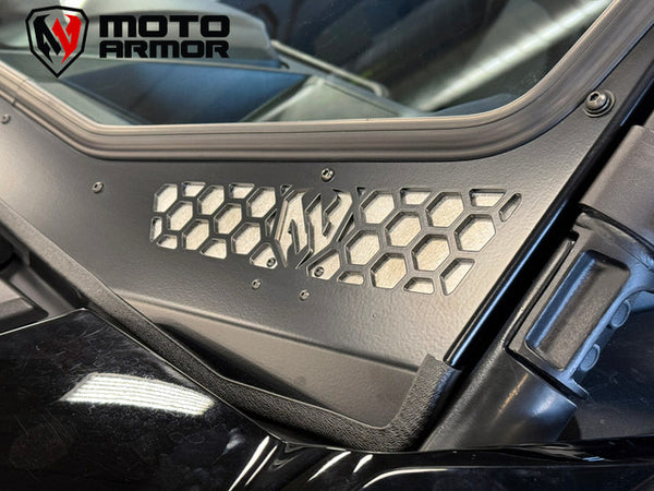 Moto Armor full glass windshield with vents for CF Moto Z Force 950 / 800 Trail – DOT laminated safety glass