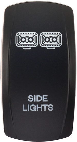 Side Lights rocker switch cover compatible with Contura V, XTC, Daystar, and sPod systems – rocker only, no switch included