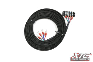 11-foot 4-wire harness with terminal block for RZR XP PCS system – XTC Power Products Plug-and-Play