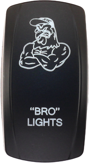 Bro Lights rocker switch cover compatible with Contura V, XTC, sPod, and Daystar switch systems – rocker only, no switch included