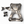 Elektric Off Road billet radius rod plate with tow hook for Polaris RZR Pro R and Turbo R - gun metal finish