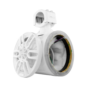 DS18 Marine And Powersports Towers Speakers Not Included 6.5in RGB LED Lights White
