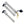 Gen-Y InfiniteRule (2) 3/4in x 3-7/8in Hitch Locks (1) 5/8in x 3-5/8in 3.0in Receiver Lock w/6 Keys
