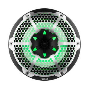 DS18 NXL-M Series Speaker w/ RGB LED Lights 10in 2-Way 200Watts RMS 4 ohm Black