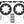 Wilwood 2014+ Polaris RZR XP 1000 Front Kit 11.25in Drilled - Black