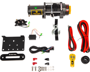 6000lb Wide Winch Synthetic Rope