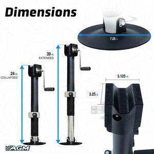 Manual Jack-Sport | Lightweight 2000 lb Off-Road Jack for UTV & 4x4 - Dunes 2 Dezert SXS