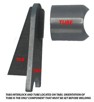 AGM Weld-on Chassis Mounts - Electric Jack - Dunes 2 Dezert SXS