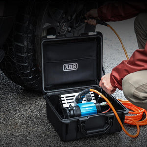ARB CKMTP12 Twin Portable 12V Air Compressor Kit - Dunes 2 Dezert SXS