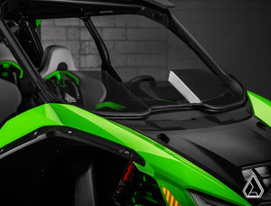 Assault Industries half windshield on a Kawasaki Teryx H2, side view