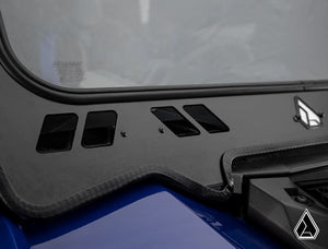 Assault Industries glass windshield on a Polaris RZR Pro R 4, alternate angle