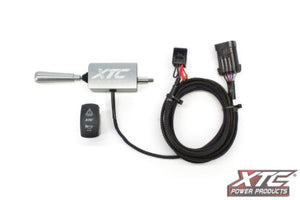 Polaris RZR Turbo S and XP 1000 self-canceling turn signal kit with billet lever, horn switch, hazard, and plug-in OEM harness