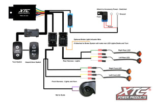 Universal Self-Canceling Turn Signal Kit with Horn - Dunes 2 Dezert SXS