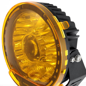 (2pcs/set) 7 Inch/ 9 Inch Round LED Driving Light Amber Cover Light Shield Cover - Dunes 2 Dezert SXS