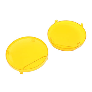 (2pcs/set) 7 Inch/ 9 Inch Round LED Driving Light Amber Cover Light Shield Cover - Dunes 2 Dezert SXS