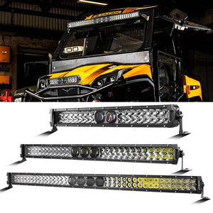 5D-PRO Series LED Light Bar with 5D Projectors for ATV UTV - Dunes 2 Dezert SXS