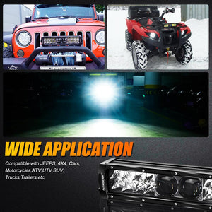 5D-PRO Series LED Light Bar with 5D Projectors for ATV UTV - Dunes 2 Dezert SXS