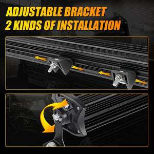 5D-PRO Series LED Light Bar with 5D Projectors for ATV UTV - Dunes 2 Dezert SXS