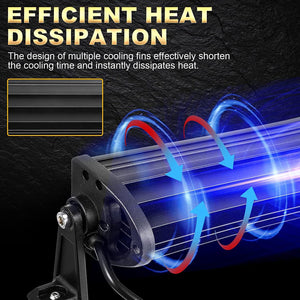 32 Inch 5D Series Straight/Curved LED Light Bar & A-pillar Light Bar Mounting Bracket Combo for RZR 900/ RZR S900/ RZR 900 XC/ RZR XP 1000/ RZR Turbo - Dunes 2 Dezert SXS