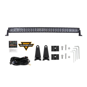 32 Inch 5D Series Straight/Curved LED Light Bar & A-pillar Light Bar Mounting Bracket Combo for RZR 900/ RZR S900/ RZR 900 XC/ RZR XP 1000/ RZR Turbo - Dunes 2 Dezert SXS