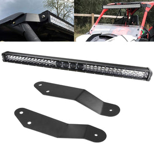 42 Inch 5D-PRO Series LED Light Bar & Car Roof Windshield LED Light Bar Mounting Bracket for 2014-2019 Can-Am Commander 1000 800 Models - Dunes 2 Dezert SXS