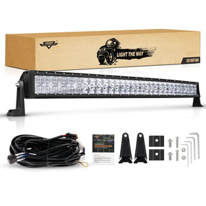 5D Series 42 Inch Combo Beam Dual Row Curved Off Road LED Light Bar - Dunes 2 Dezert SXS