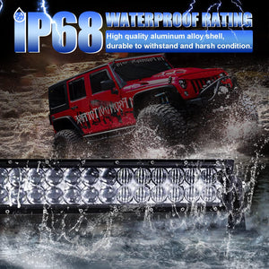 5D Series 42 Inch Combo Beam Dual Row Curved Off Road LED Light Bar - Dunes 2 Dezert SXS