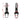 (2pcs/set) 1.5 Inch Light Bar Mounting Bracket Kit Bull Bar Roll Cage Clamps - Dunes 2 Dezert SXS