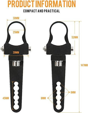(2pcs/set) Light Bar Mounting Bracket Kit 1 inch Bull Bar Roll Cage Clamps Mount Clamps Universal Holder Kits for L - Dunes 2 Dezert SXS