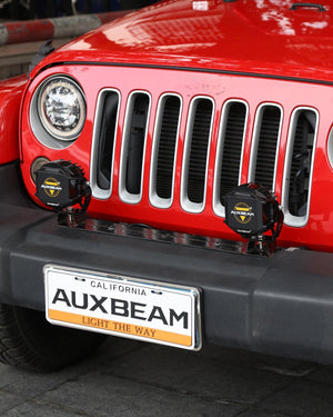 V-MAX Series | 5 Inch 168W 16440LM Combo Beam Side Shooter LED Round Pod Lights with Amber DRL - Dunes 2 Dezert SXS
