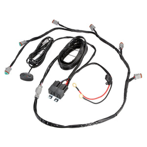 V-MAX Series | 5 Inch 168W 16440LM Combo Beam Side Shooter LED Round Pod Lights with Amber DRL - Dunes 2 Dezert SXS