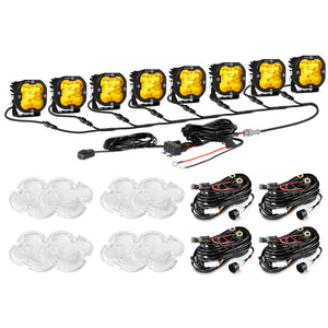 XP-ULTRA Series 3 Inch 80W Combo Beam LED Pods Amber&White Offroad Lights - Dunes 2 Dezert SXS