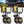 XP-ULTRA Series 3 Inch 80W Flood Beam LED Pods Amber&White Offroad Lights - Dunes 2 Dezert SXS