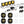XP-ULTRA Series 3 Inch 80W Spot Beam LED Pods Amber&White Offroad Lights - Dunes 2 Dezert SXS