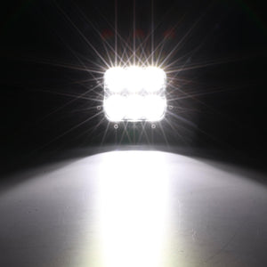 XP-ULTRA Series 5 Inch 132W 15600LM White/Amber LED Pods Driving Light with Amber DRL - Dunes 2 Dezert SXS
