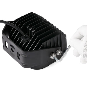 XP-ULTRA Series 5 Inch 132W 15600LM White/Amber LED Pods Driving Light with Amber DRL - Dunes 2 Dezert SXS