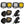 XP-ULTRA Series 5 Inch 132W 15600LM White/Amber LED Pods Driving Light with Amber DRL - Dunes 2 Dezert SXS