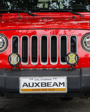 V-ULTRA Series | 5 Inch 172W LED Side Shooter White Pod Lights with Amber DRL - Dunes 2 Dezert SXS