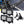 4 inch LED Pod Lights&Double-layer Pillar Mounting Bracket for 14-21 Polaris RZR XP 1000, 15-19 Polaris RZR 900 - Dunes 2 Dezert SXS