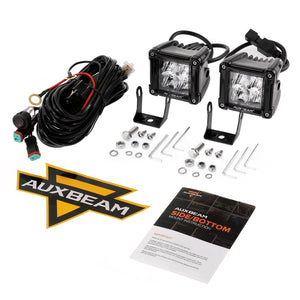 3 Inch LED Pods Light Spot/Flood Beam & Rear Roof Reversing Light LED Pod Light Brackets for 2013-2021 Polaris Ranger 570/800/900/900xp/1000/1000xp - Dunes 2 Dezert SXS