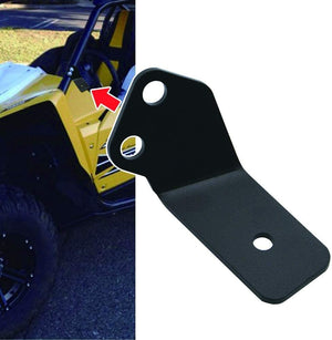 4 inch Classic-SM Series Dual Row LED Pod Lights Spot/Flood Beam & A-Pillar Mounting Bracket for 2016-2021 Yamaha YXZ 1000R models - Dunes 2 Dezert SXS