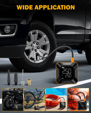 Model-H6 28mm Cylinder Portable Car Tire Inflator Air Compressor Pump for Pickup Truck Car Motorcycle Bike Ball - Dunes 2 Dezert SXS