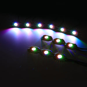 RGB LED Rock Light Set with Bluetooth Controller for ATV UTV - Dunes 2 Dezert SXS