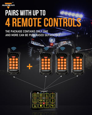 12 Gang Wireless Remote Control for AC-1200 Switch Panel - Dunes 2 Dezert SXS